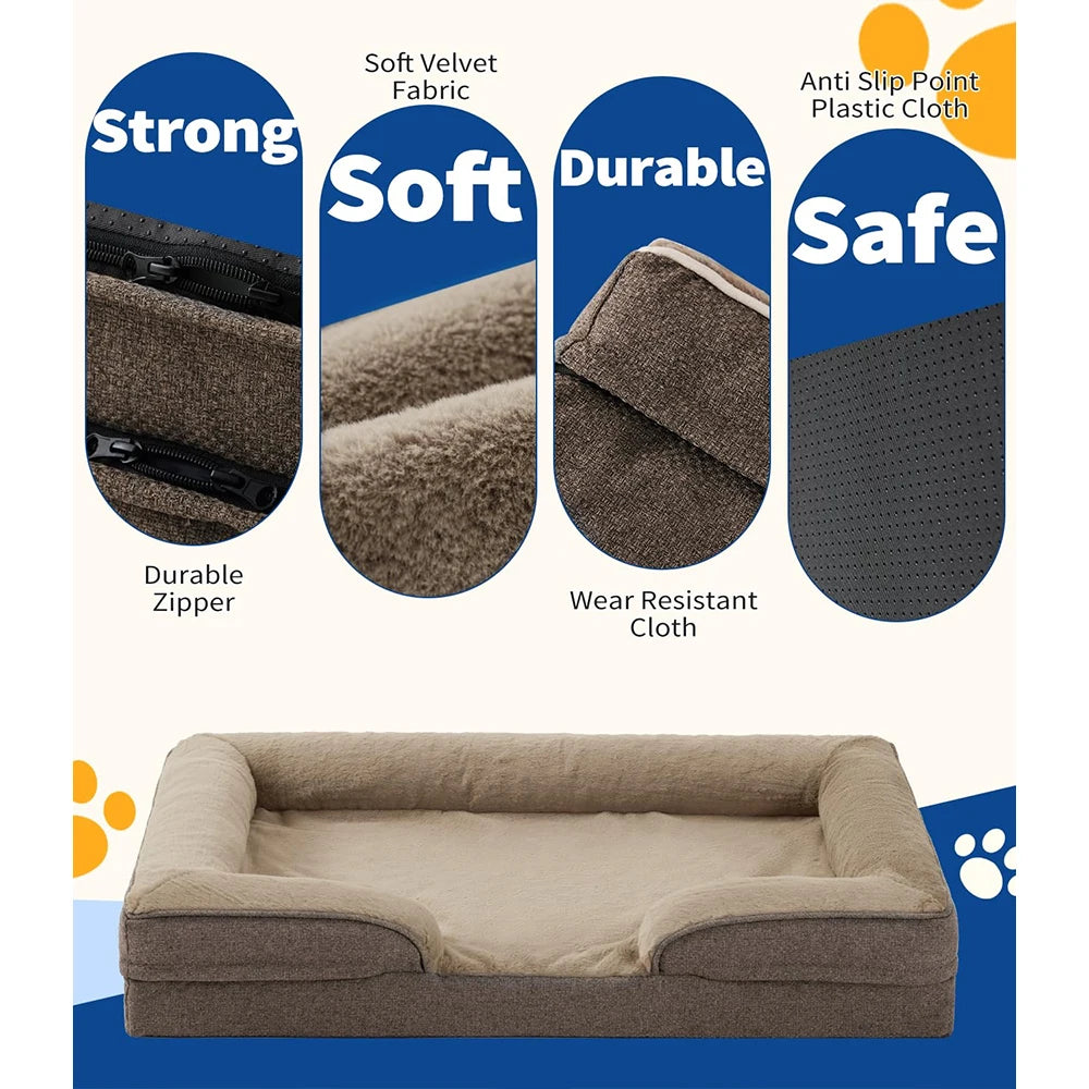 Calming Orthopedic Pet Bed - Joint Support & Deep Sleep
