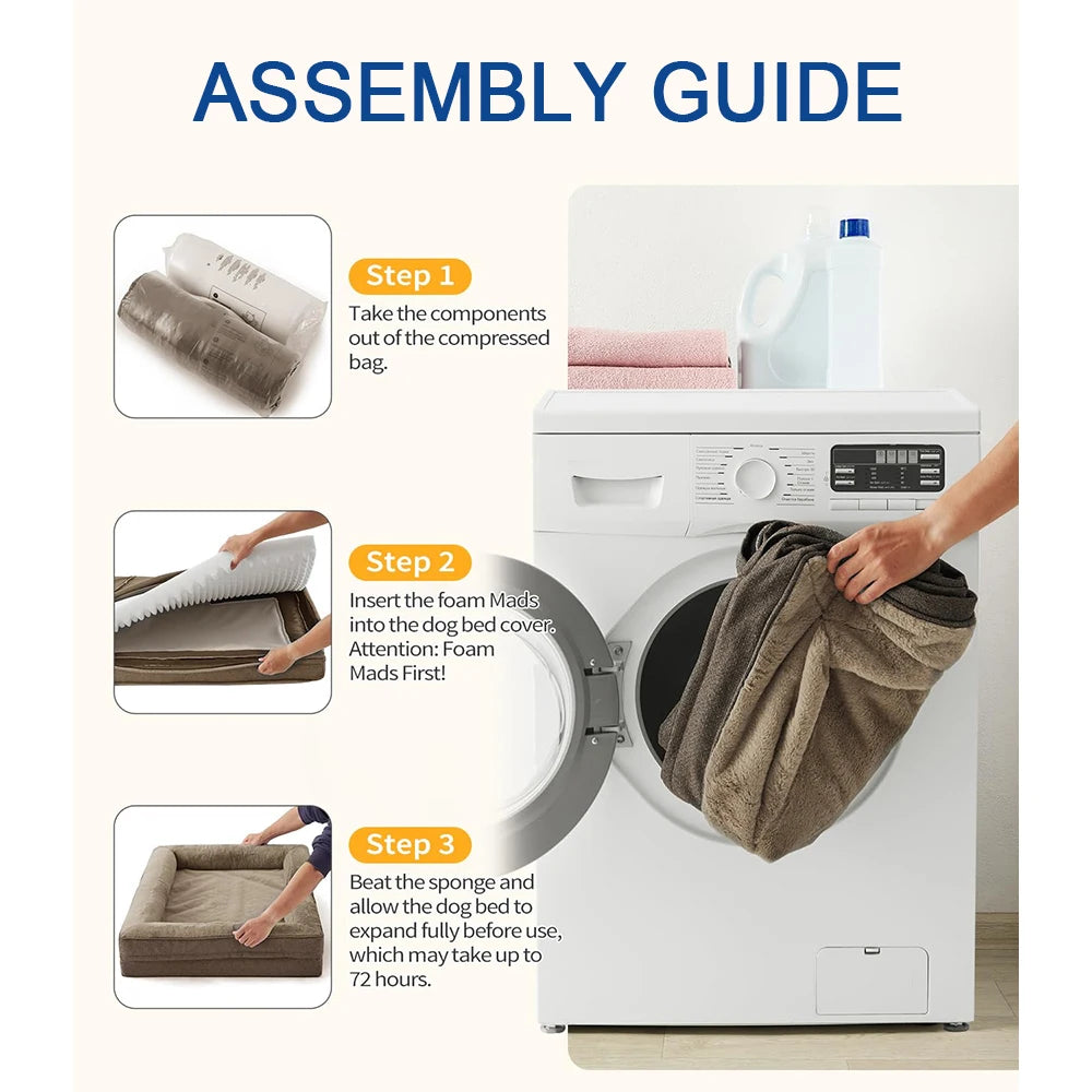 Calming Orthopedic Pet Bed - Joint Support & Deep Sleep