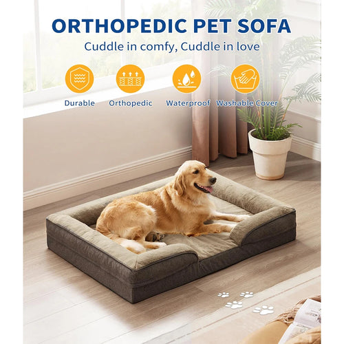 Calming Orthopedic Pet Bed - Joint Support & Deep Sleep