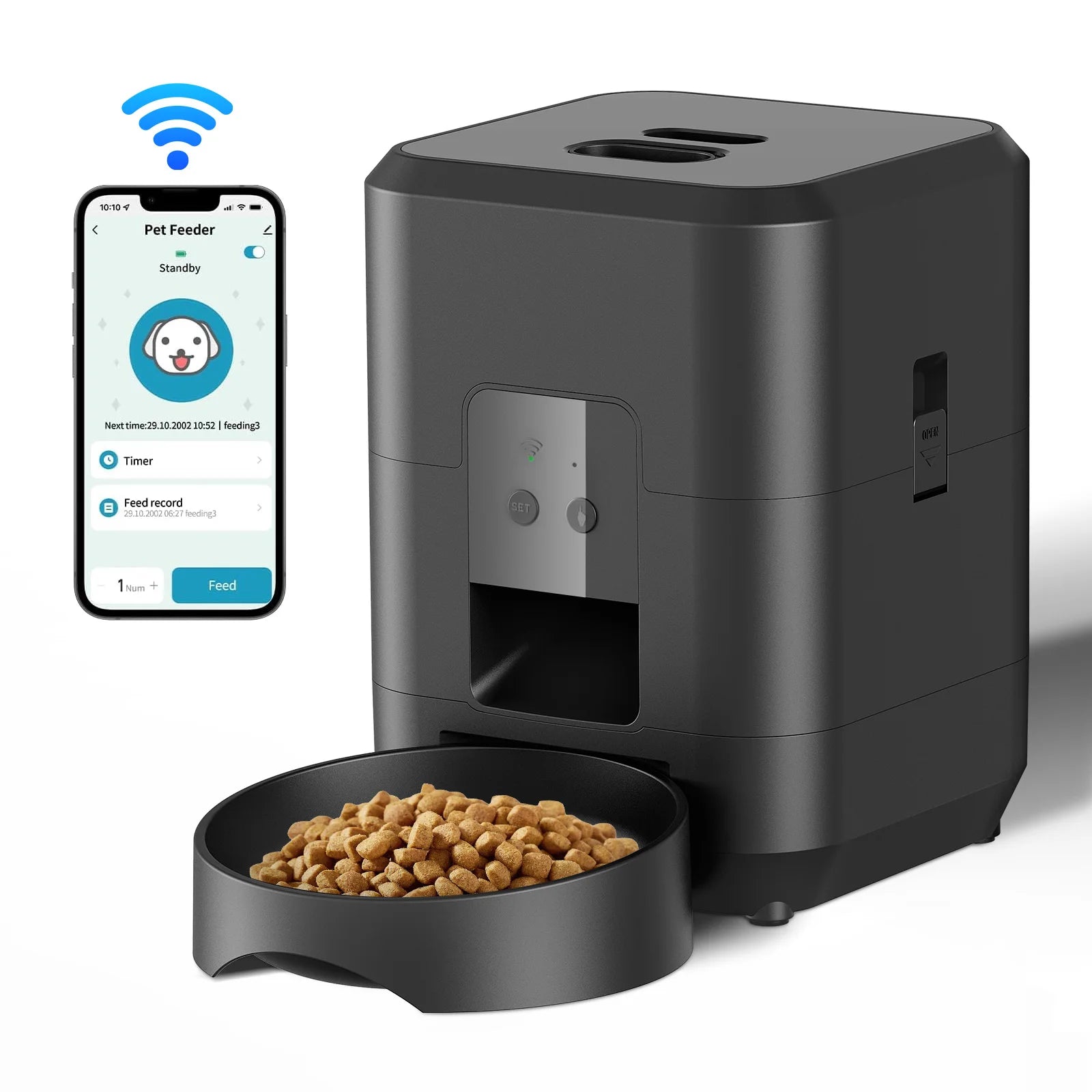 Smart Feeder – Automatic Timed Pet Feeding System